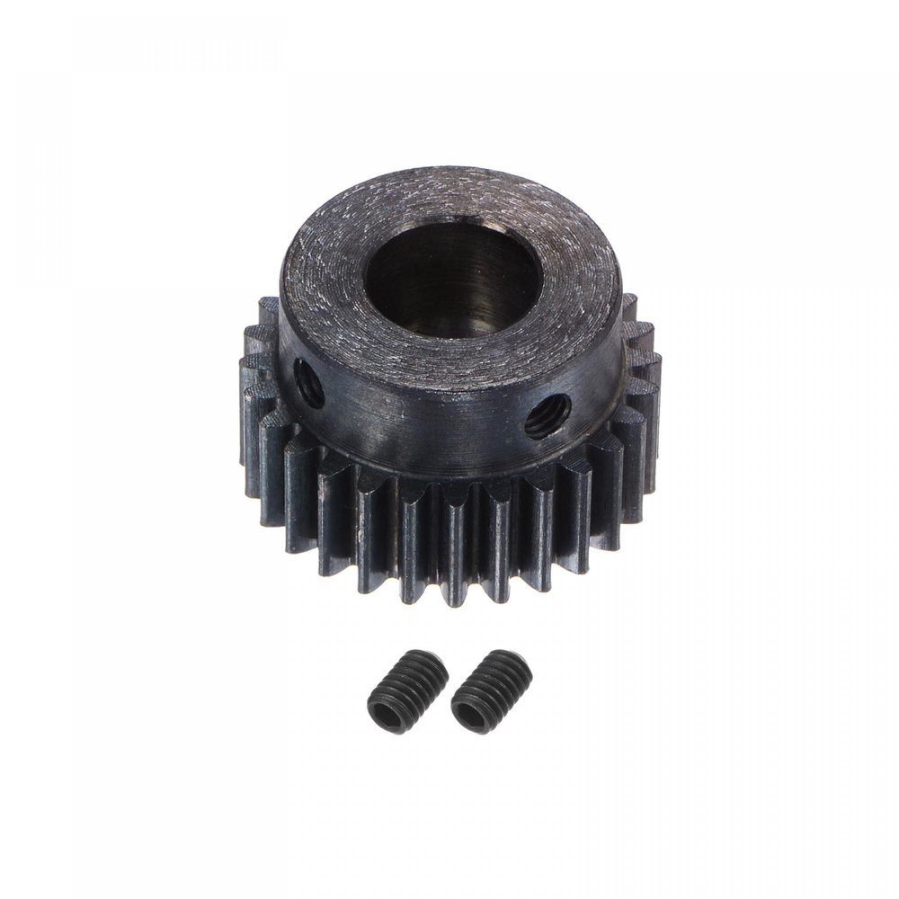 uxcell 1Mod 28T Pinion Gear 12mm Bore Hardened Steel Motor Rack Spur Gear with Step for RC Car Truck Buggy Gear Drive