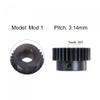 uxcell 1Mod 28T Pinion Gear 12mm Bore Hardened Steel Motor Rack Spur Gear with Step for RC Car Truck Buggy Gear Drive view 3