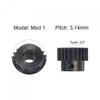 uxcell 1Mod 22T Pinion Gear 8mm Bore Hardened Steel Motor Rack Spur Gear with Step for RC Car Truck Buggy Gear Drive view 3