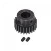uxcell 1Mod 24T Pinion Gear 10mm Bore Hardened Steel Motor Rack Spur Gear with Step for RC Car Truck Buggy Gear Drive view 1
