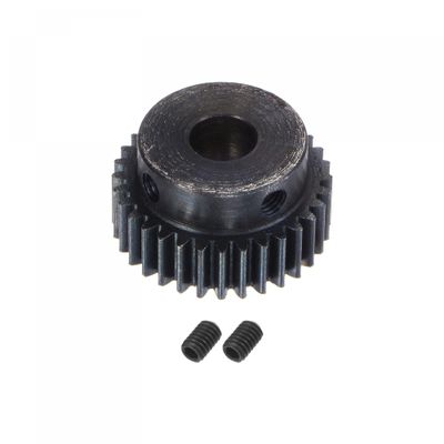 uxcell 1Mod 32T Pinion Gear 10mm Bore Hardened Steel Motor Rack Spur Gear with Step for RC Car Truck Buggy Gear Drive