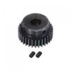 uxcell 1Mod 32T Pinion Gear 10mm Bore Hardened Steel Motor Rack Spur Gear with Step for RC Car Truck Buggy Gear Drive view 1