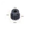 uxcell 1Mod 18T Pinion Gear 5mm Bore Hardened Steel Motor Rack Spur Gear with Step for RC Car Truck Buggy Gear Drive, 2 Set view 2