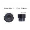 uxcell 1Mod 18T Pinion Gear 5mm Bore Hardened Steel Motor Rack Spur Gear with Step for RC Car Truck Buggy Gear Drive, 2 Set view 3