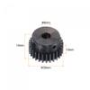 uxcell 1Mod 28T Pinion Gear 6mm Bore Hardened Steel Motor Rack Spur Gear with Step for RC Car Truck Buggy Gear Drive, 2 Set view 2