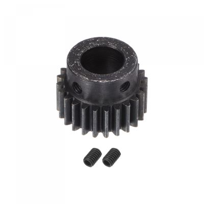 uxcell 1Mod 24T Pinion Gear 12mm Bore Hardened Steel Motor Rack Spur Gear with Step for RC Car Truck Buggy Gear Drive