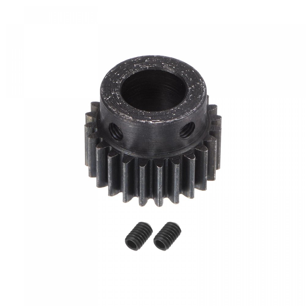 uxcell 1Mod 24T Pinion Gear 12mm Bore Hardened Steel Motor Rack Spur Gear with Step for RC Car Truck Buggy Gear Drive