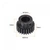 uxcell 1Mod 24T Pinion Gear 12mm Bore Hardened Steel Motor Rack Spur Gear with Step for RC Car Truck Buggy Gear Drive view 2