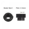 uxcell 1Mod 24T Pinion Gear 12mm Bore Hardened Steel Motor Rack Spur Gear with Step for RC Car Truck Buggy Gear Drive view 3