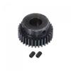 uxcell 1Mod 32T Pinion Gear 12mm Bore Hardened Steel Motor Rack Spur Gear with Step for RC Car Truck Buggy Gear Drive view 1