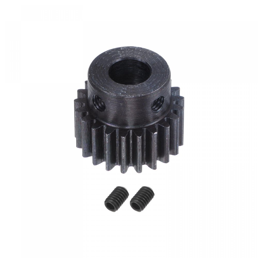 uxcell 1Mod 21T Pinion Gear 8mm Bore Hardened Steel Motor Rack Spur Gear with Step for RC Car Truck Buggy Gear Drive