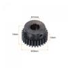 uxcell 1Mod 28T Pinion Gear 10mm Bore Hardened Steel Motor Rack Spur Gear with Step for RC Car Truck Buggy Gear Drive, 2 Set view 2