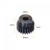 uxcell 1Mod 22T Pinion Gear 6mm Bore Hardened Steel Motor Rack Spur Gear with Step for RC Car Truck Buggy Gear Drive, 2 Set view 2