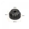 uxcell 1Mod 33T Pinion Gear 6mm Bore Hardened Steel Motor Rack Spur Gear with Step for RC Car Truck Buggy Gear Drive view 2