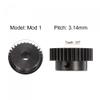 uxcell 1Mod 33T Pinion Gear 6mm Bore Hardened Steel Motor Rack Spur Gear with Step for RC Car Truck Buggy Gear Drive view 3