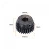 uxcell 1Mod 28T Pinion Gear 8mm Bore Hardened Steel Motor Rack Spur Gear with Step for RC Car Truck Buggy Gear Drive, 2 Set view 2