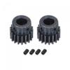 uxcell 1Mod 18T Pinion Gear 8mm Bore Hardened Steel Motor Rack Spur Gear with Step for RC Car Truck Buggy Gear Drive, 2 Set view 1