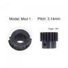 uxcell 1Mod 18T Pinion Gear 8mm Bore Hardened Steel Motor Rack Spur Gear with Step for RC Car Truck Buggy Gear Drive, 2 Set view 3