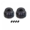 uxcell 1Mod 26T Pinion Gear 8mm Bore Hardened Steel Motor Rack Spur Gear with Step for RC Car Truck Buggy Gear Drive, 2 Set view 1