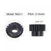 uxcell 1Mod 23T Pinion Gear 10mm Bore Hardened Steel Motor Rack Spur Gear with Step for RC Car Truck Buggy Gear Drive, 2 Set view 3