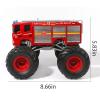 VijiSuki Remote Control Fire Truck Monster Truck Toy,1/18 RC Fire Truck,2.4GHz Offroad Hobby RC Racing Car with LED, High Speed, Best Gift for Kids view 4