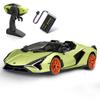 MIEBELY Lamborghini Remote Control Car, 1:12 Scale Lambo Rc Cars 7.4V 900mAh Officially Licensed 12Km/h Fast Toy Car with Led Light 2.4Ghz Model Car for Adults Boys Girls Birthday Ideas Gift - Green view 1
