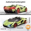 MIEBELY Lamborghini Remote Control Car, 1:12 Scale Lambo Rc Cars 7.4V 900mAh Officially Licensed 12Km/h Fast Toy Car with Led Light 2.4Ghz Model Car for Adults Boys Girls Birthday Ideas Gift - Green view 4