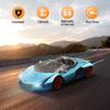 MIEBELY Lamborghini Remote Control Car, 1:12 Scale Lambo Toy Car 2 X 7.4V 900mAh Officially Licensed 12Km/h Fast Rc Cars with Led Light 2.4Ghz Model Car for Adult Boys Girls Birthday Ideas Gift - Blue view 4