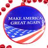 Make America Great Again Mardi Gras Bead Necklace TRUMP Political USA view 2