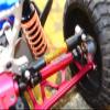 Steel + Aluminum Widen Rear CVD Drive Shaft with Knuckle Arm For 1:10 Traxxas Slash 4X4 / Slash 4X4 LCG/Rustler 4X4 VXL - 12Pc Set Black view 3