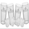 Reflo Smart Cup Bundle (Clear 4-Pack) Montessori Weaning Training for Toddlers Learning to Drink, Slow-Spill 360 Rim Flow-Control Open-Cup Design, BPA-Free, Made in USA, E-Guide via QR Code view 1