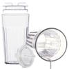 Reflo Smart Cup Bundle (Clear 4-Pack) Montessori Weaning Training for Toddlers Learning to Drink, Slow-Spill 360 Rim Flow-Control Open-Cup Design, BPA-Free, Made in USA, E-Guide via QR Code view 2