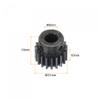 uxcell 1Mod 19T Pinion Gear 8mm Bore Hardened Steel Motor Rack Spur Gear with Step view 2