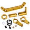 Aluminium Steering Servo Saver Complete Set EA1009 EA1011 for JLB Racing Cheetah 1/10 Brushless RC Car Monster Truck Upgrade ( Color : Golden 6869 ) view 1
