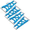 3655X Aluminum Front / Rear Lower Suspension Arms L/R for 1/10 Scale Traxxas Slash 4x4 Stampede 4WD 80704 Replacement Hop-Up ( Color : Blue ) view 1
