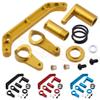 Greendhat Aluminium Steering Servo Saver Complete Set EA1009 EA1011 for JLB Racing Cheetah 1/10 Brushless RC Car Monster Truck Upgrade ( Color : Blue 6871 ) view 2