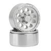 4PCS Metal 1.9Inch Beadlock Wheel Rims Hub for 1/10 RC Crawler Car Axial SCX10 90046 AXI03007 Traxxas TRX4 D90 Parts ( Color : Titanium Color ) view 2
