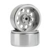 4PCS Metal 1.9Inch Beadlock Wheel Rims Hub for 1/10 RC Crawler Car Axial SCX10 90046 AXI03007 Traxxas TRX4 D90 Parts ( Color : Titanium Color ) view 3