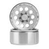 4PCS Metal 1.9Inch Beadlock Wheel Rims Hub for 1/10 RC Crawler Car Axial SCX10 90046 AXI03007 Traxxas TRX4 D90 Parts ( Color : Titanium Color ) view 4