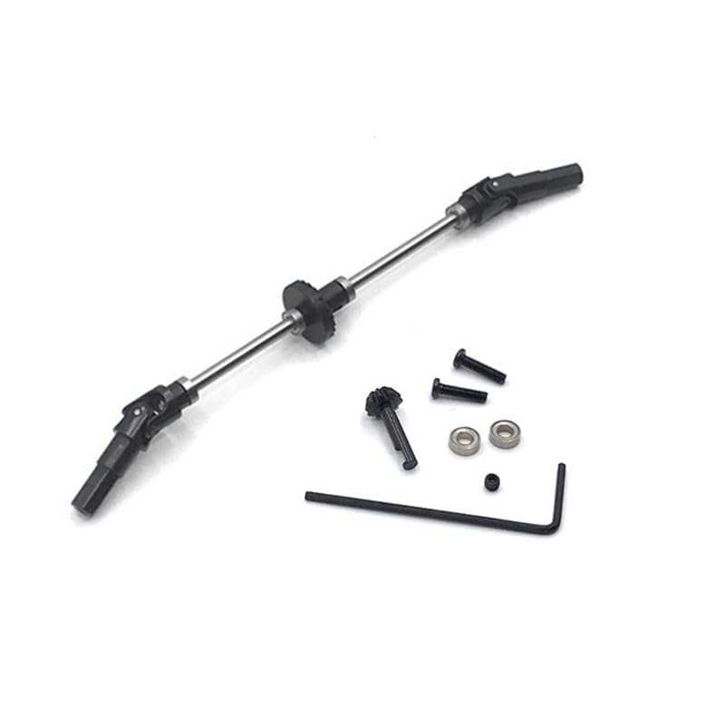 Greendhat Metal Front Axle Steel Gear Bridge Kit for WPL C14 C24 C34 B14 B24 B16 B36 1/16 RC Car Upgrade Parts ( Color : As Shown )