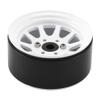 Greendhat Metal Alloy 1.9 Beadlock Wheel Rims for Traxxas Axial 1:10 RC Crawler SCX10 AXI03007 90046 TRX4 Redcat GEN8 ( Color : White ) view 3