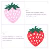 Abaodam 2 Sets Strawberry Banner Garland Felt Fabric Berry Banner Pennant Buntings for Baby Shower Strawberry Birthday Party Decorations Hawaiian Decor view 3