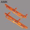 2Pcs Metal Running Board Side Step CNC Aluminum Rock Sliders Rails Pedal with Width Adjustable for 1/6 RC Crawler Car SCX6 Jeep 4WD Upgrade Parts view 4