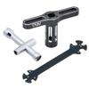 3pce 17mm Wheel Hex Wrench 4/5/5.5/7mm Small Sleeve Hex Socket Wheel Spanner Tool for 1/8 1/10 RC Car Truck Crawler Truggy Buggy Tires Tyre view 1