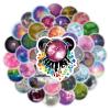 53Pcs Disco Ball Stickers Pack, Cool Aesthetic Trendy Vinyl Waterproof Sticker Decals for Water Bottle,Laptop,Phone,Scrapbooking,Journaling for Party Supply Favor Decor view 4