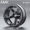 4Pcs 64x30mm Carbon Fiber Wheels Rim for RC Competition Crawler MOA RC4WD Bully 2 XR10 RS10 Motor On Axle 2.2 Tires (A) view 2
