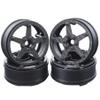 Carbon Fiber Wheels Rim 64x30mm RC Competition Crawler MOA RC Bully 2 XR10 RS10 Motor On Axle 2.2 Tires 4Pcs view 1