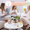 50 Pieces 2.75 Inch Baby Pacifier Baby Shower Plastic Pacifier for Baby Shower Pacifier, Baby Shower Gender Show Party Decoration DIY Baby Shower Birthday Party Gift (Clear) view 4