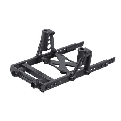 6x6 RC Crawler Body Metal Chassis Frame Kit with Shock Towers and Bumper Mount for 1/10 RC Crawler Ax-ial SCX10 90046 90047 Upgrade Part
