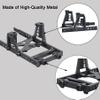 6x6 RC Crawler Body Metal Chassis Frame Kit with Shock Towers and Bumper Mount for 1/10 RC Crawler Ax-ial SCX10 90046 90047 Upgrade Part view 3